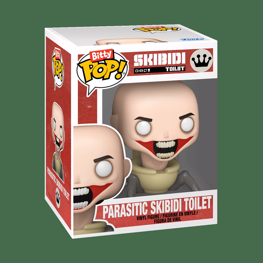 Bitty Pop! Bitty Bot Titan Speakerman en Parasitische Skibidi Toilet