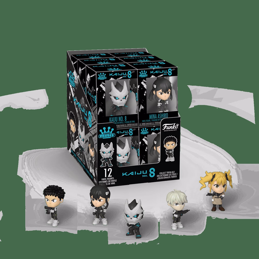 Kaiju nr. 8 mini vinylfiguurtjes