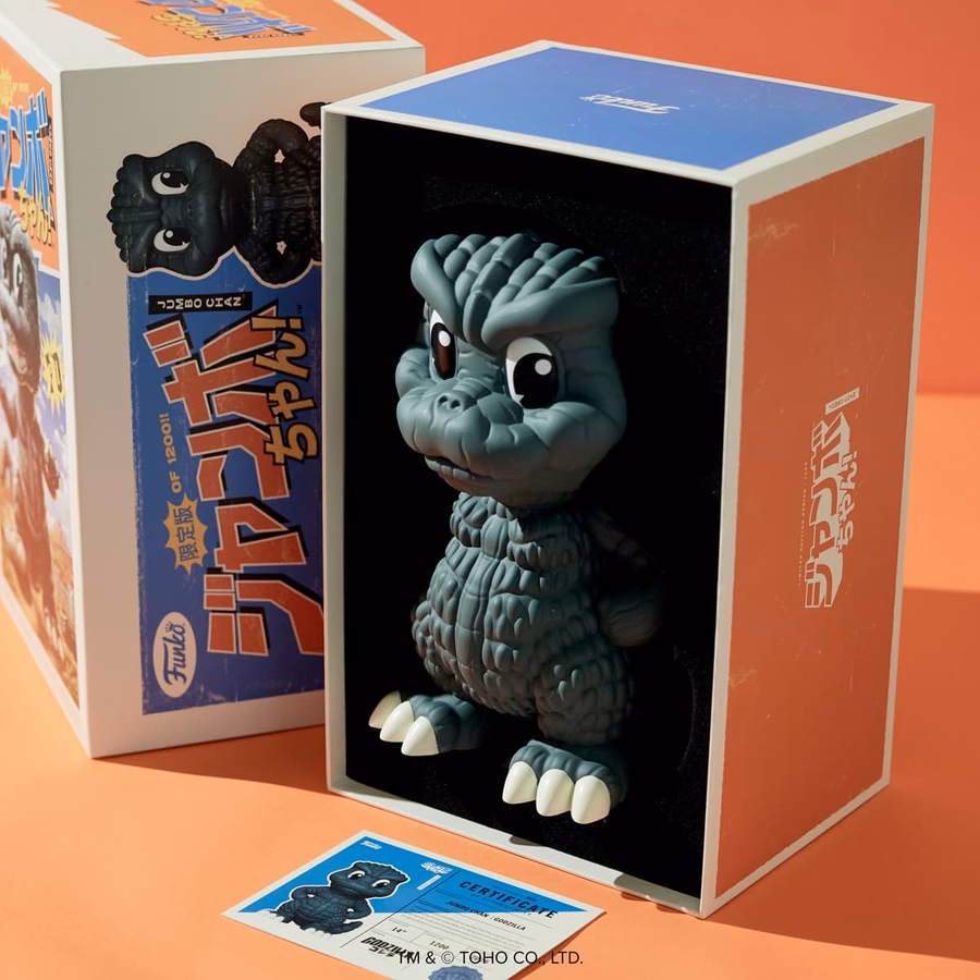 Jumbo Chan Godzilla 14'' vinyl verzamelobject