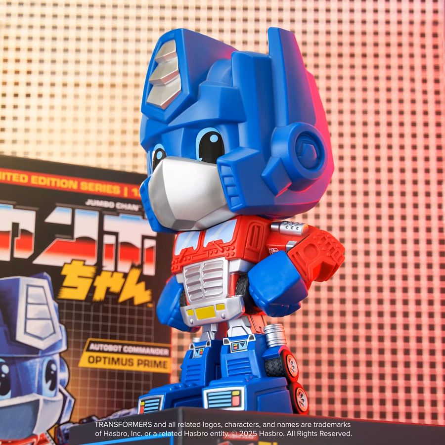 Jumbo Chan Optimus Prime 14 inch vinyl verzamelobject