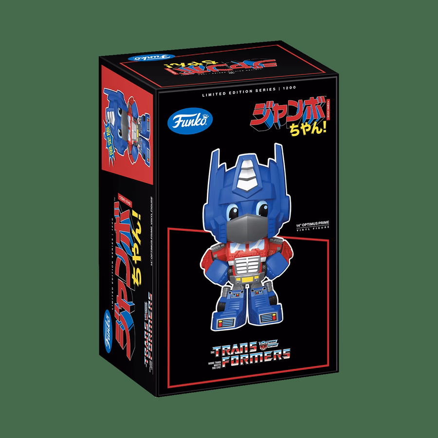 Jumbo Chan Optimus Prime 14 inch vinyl verzamelobject