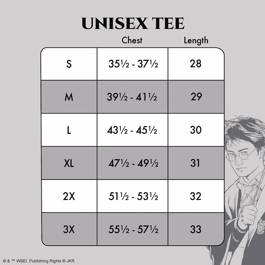 Harry Potter schets T-shirt voor unisex