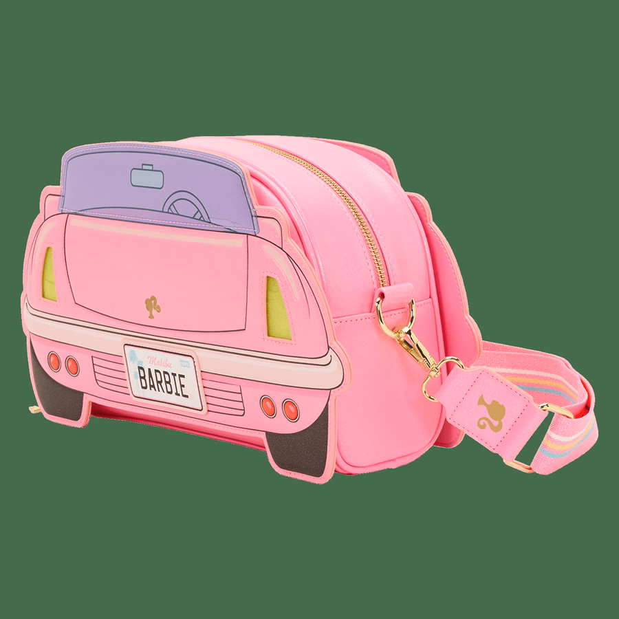 Barbie Corvette auto schoudertas met verlichting en muntzakje