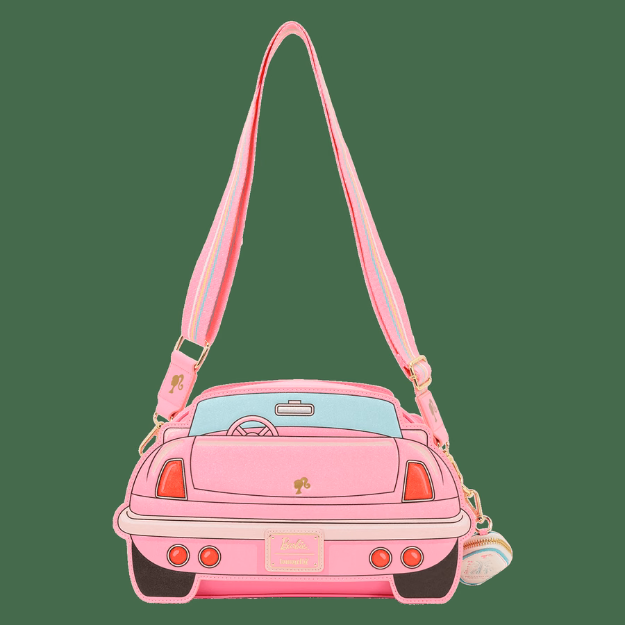 Barbie Corvette auto schoudertas met verlichting en muntzakje