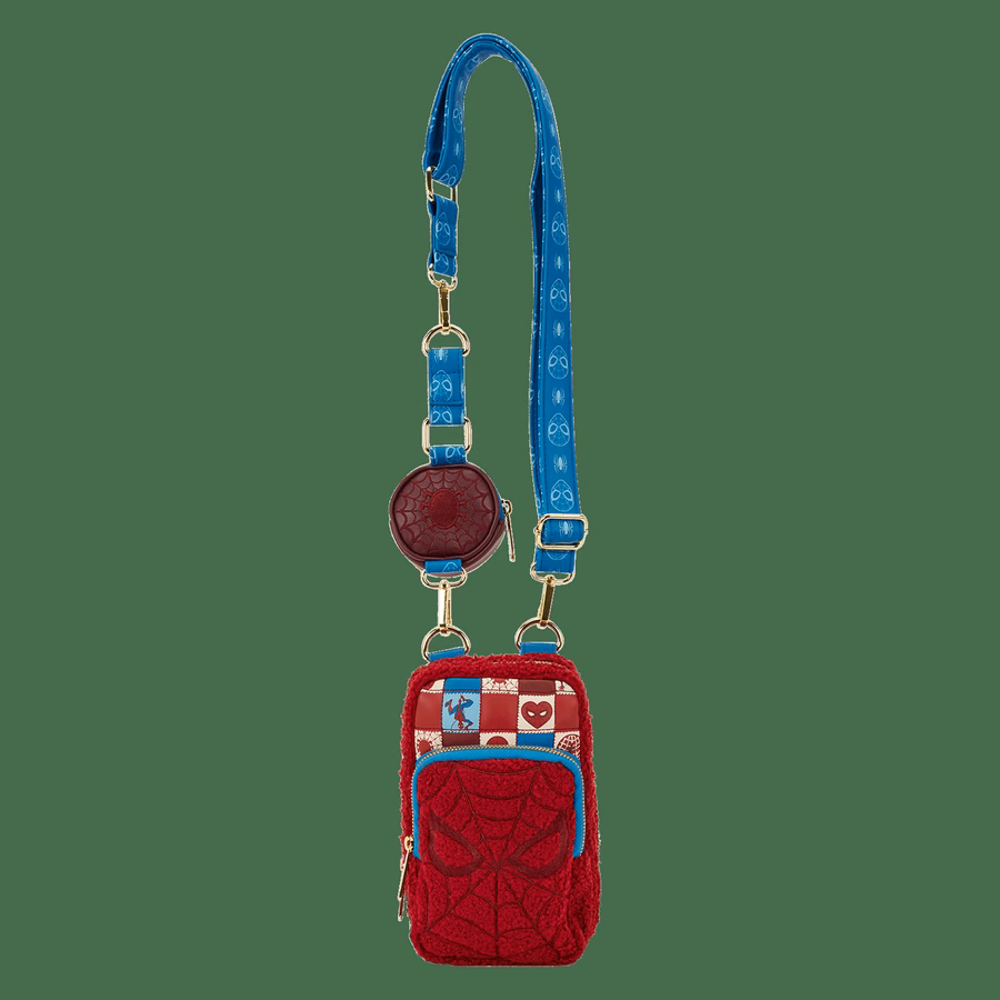 Spider-Man Sherpa telefoontasje/crossbodytas met muntvakje