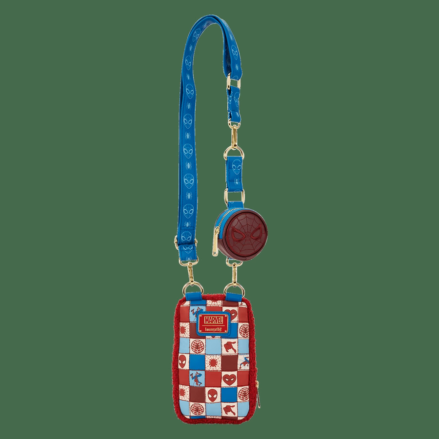 Spider-Man Sherpa telefoontasje/crossbodytas met muntvakje
