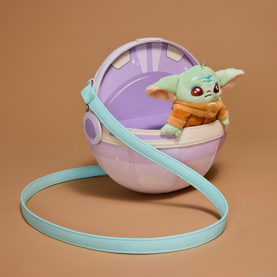 De Mandalorian Grogu figuurlijke Pod pluche schoudertas