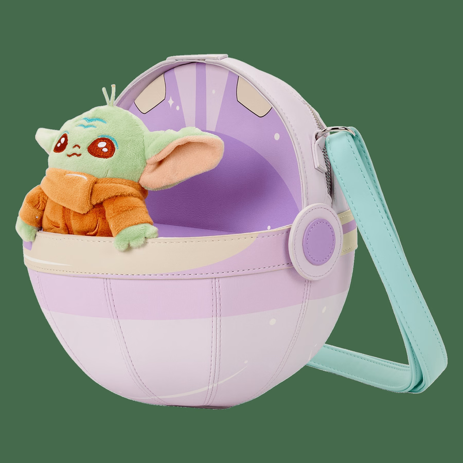 De Mandalorian Grogu figuurlijke Pod pluche schoudertas