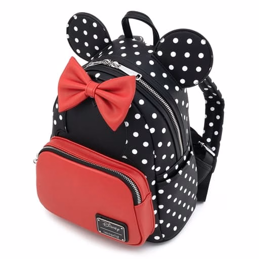 Disney Minnie Mouse zwart-witte stippen cosplay mini-rugzak