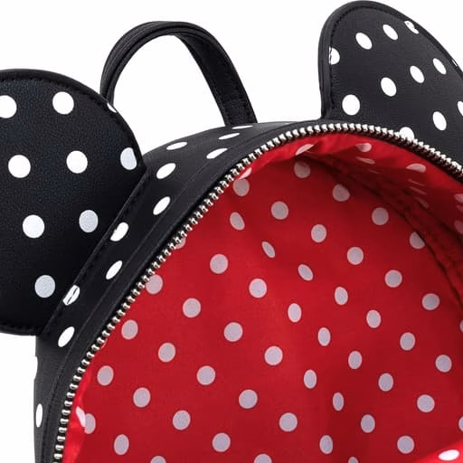 Disney Minnie Mouse zwart-witte stippen cosplay mini-rugzak